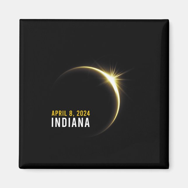Íman Totalidade 04 08 24 Eclipse Solar Total 2024 India (Frente)