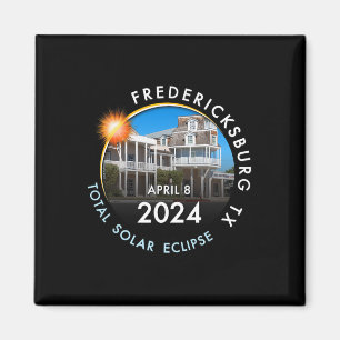 Íman Totalidade do Eclipse Solar Fredericksburg T 2024