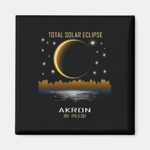 Íman Totalidade do Eclipse Solar Total 2024