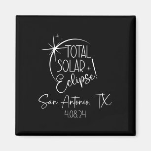 Íman Totalidade San Antonio Tx Total Eclipse Solar Abri