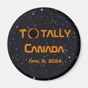 Íman Totalmente Canadá 2024 Eclipse Solar