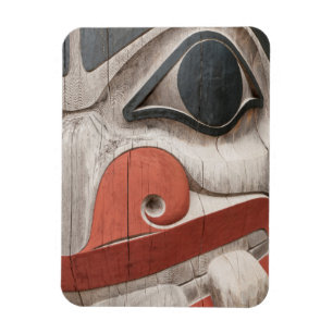 Íman Totens no Museu do Centro de Patrimônio Haida