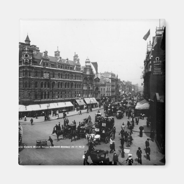 Íman Tottenham Court Road desde Oxford Street, (Frente)