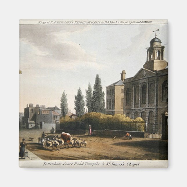 Íman Tottenham Court Road Turnpike (Frente)