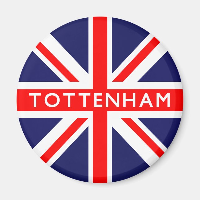 Íman Tottenham UK Flag (Frente)