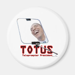 Íman TOTUS - Obama - presidente do Teleprompter