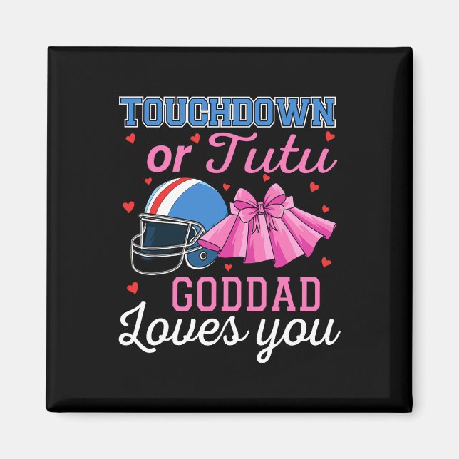 Íman Touchdown Ou Tutu Vovô Ama Você Futebol Ba  (Frente)