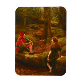 Íman Touchstone e Audrey (por John Collier)