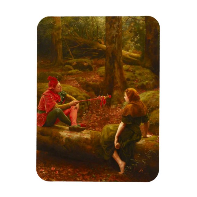 Íman Touchstone e Audrey (por John Collier) (Vertical)