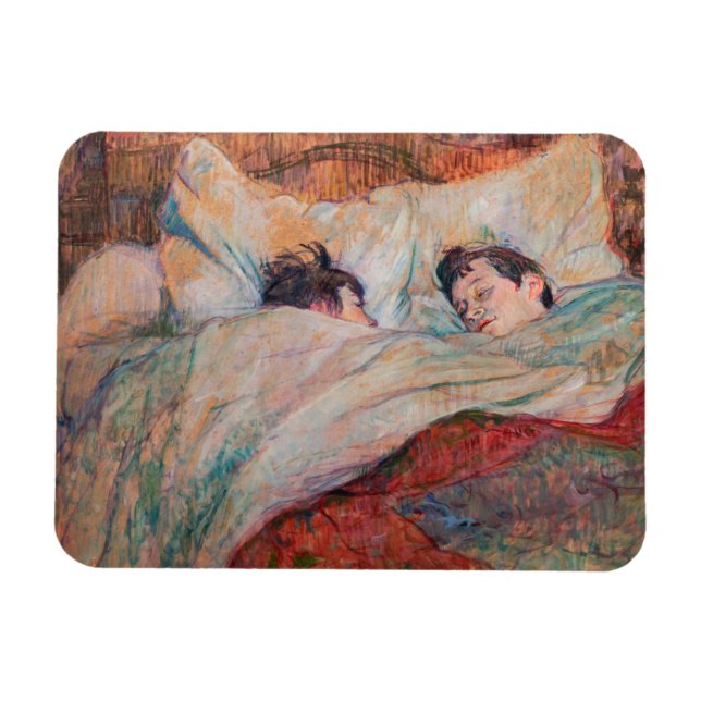 Íman Toulouse-Lautrec - A Cama (Horizontal)