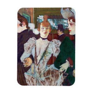 Íman Toulouse-Lautrec - La Goulue chegando ao Rouge