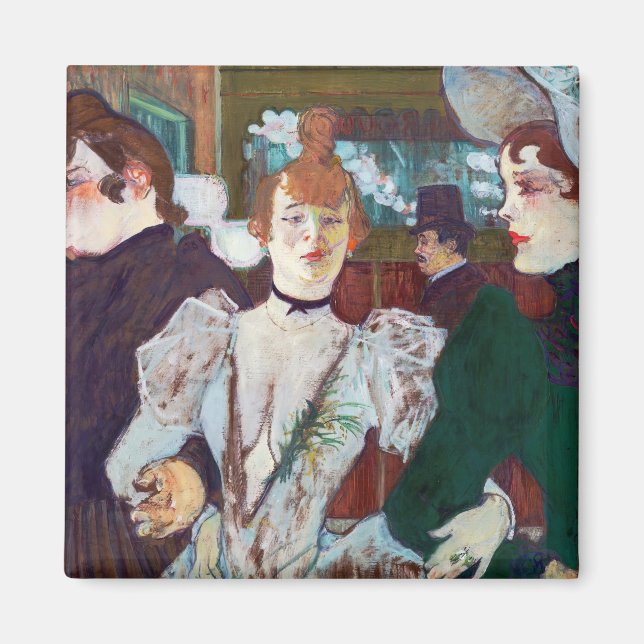 Íman Toulouse-Lautrec - La Goulue chegando ao Rouge (Frente)