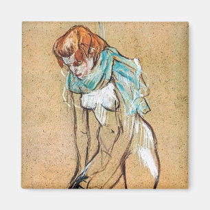 Íman Toulouse-Lautrec - Mulher Puxando suas Meias