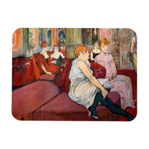 Íman Toulouse-Lautrec - No Salão, Rue des Moulins