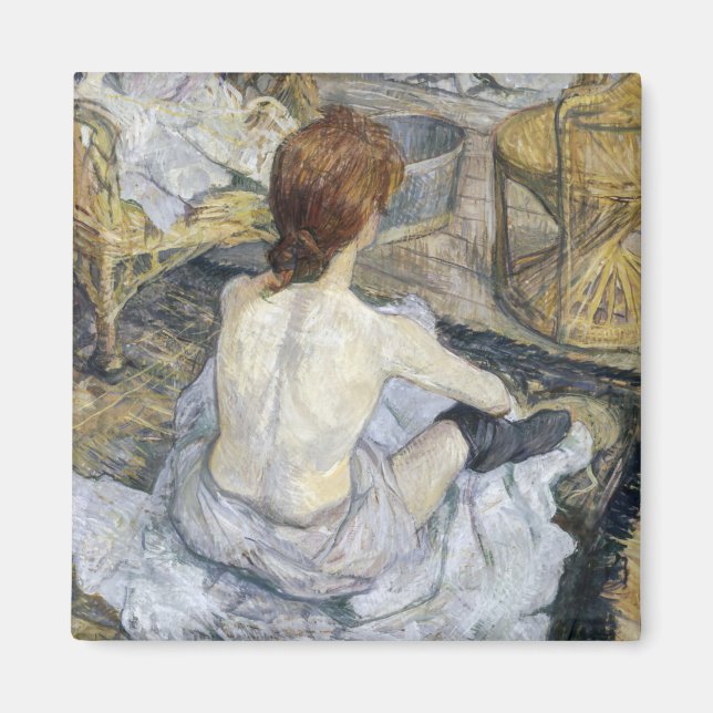 Íman Toulouse-Lautrec - Rousse/Toilet (Frente)