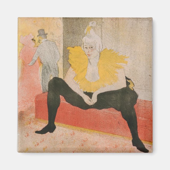 Íman Toulouse-Lautrec - Sessão Mademoiselle Cha-u-kao (Frente)