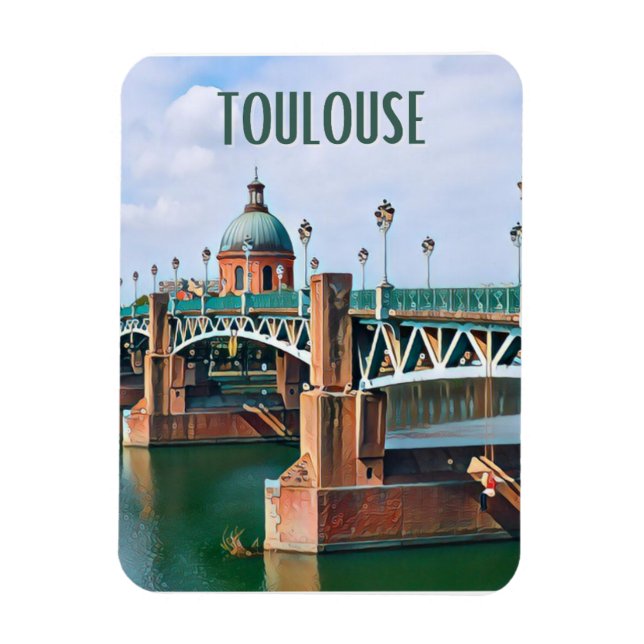Íman Toulouse Photo Vintage (Vertical)