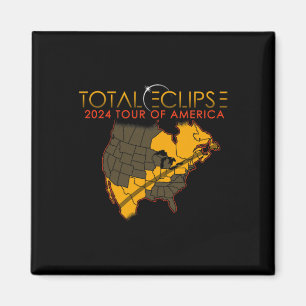 Íman Tour Total Do Eclipse Solar 2024 Da América 04.08.
