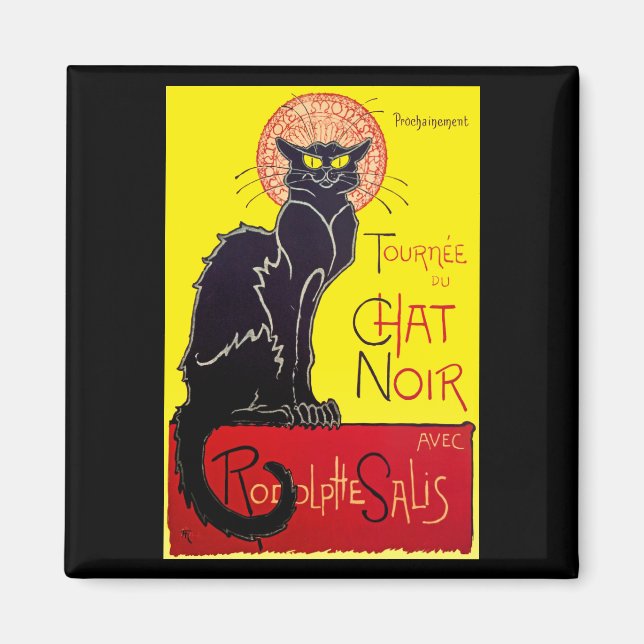 Íman Tournee du Chat Noir Cabaret Gift Magnet (Frente)