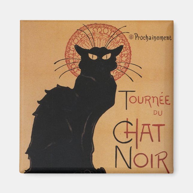 Íman Tournée du Chat Noir, Steinlen Fine Art (Frente)