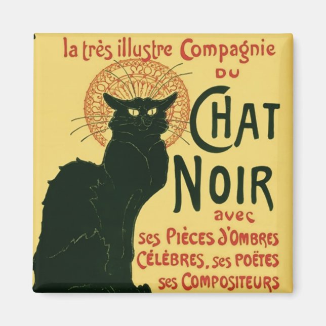 Íman Tournée du Chat Noir, Theophile Steinlen (Frente)