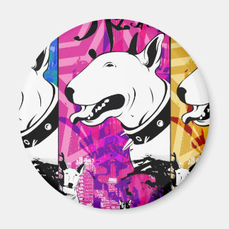 Íman Touro Artístico, Terrier Dog Raça Design