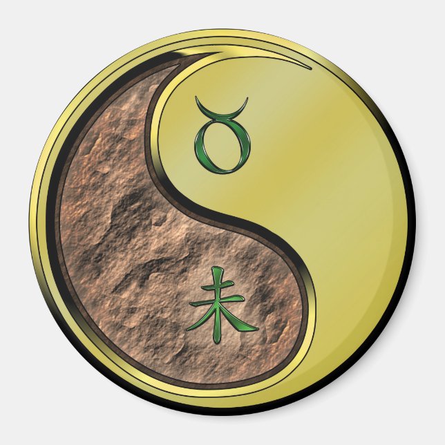 Íman Touro & Cabra de Metal (Frente)