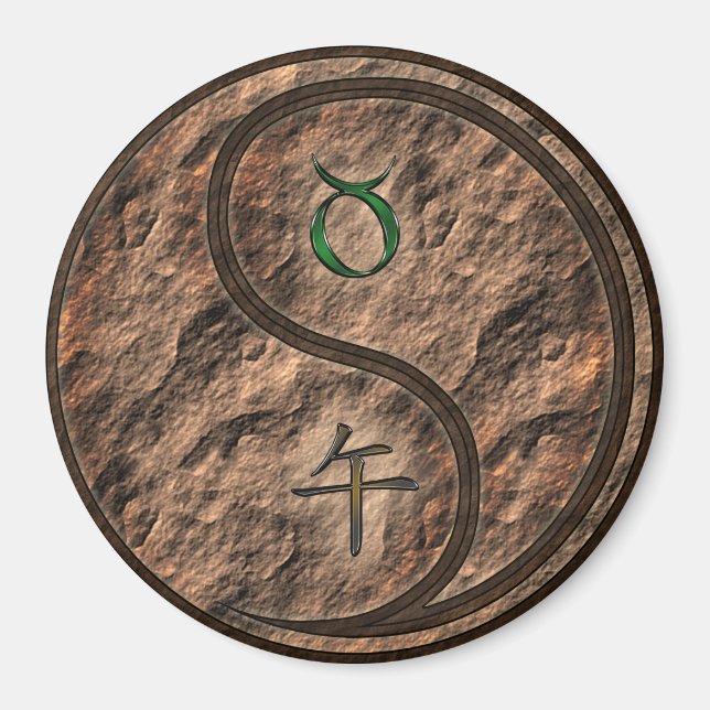 Íman Touro & Cavalo de Terra (Frente)