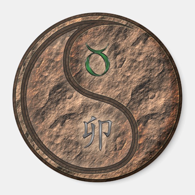 Íman Touro & Coelho de Terra (Frente)