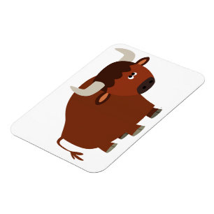 Íman Touro de Cartoon Bonito Flexível