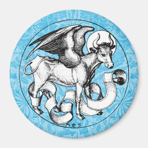 Íman Touro emblem envernizado do Luke, Rua do século 15