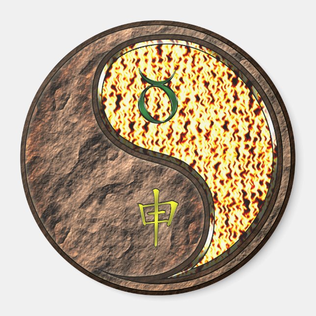 Íman Touro & Macaco de Fogo (Frente)