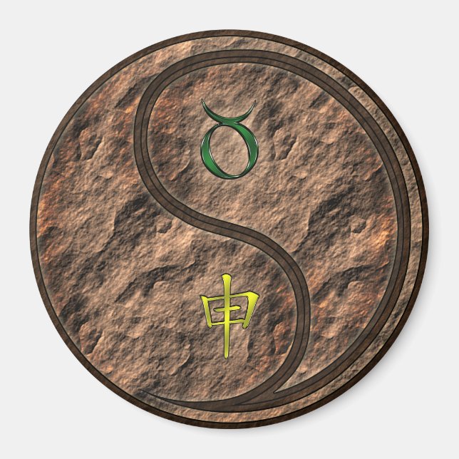 Íman Touro & Macaco de Terra (Frente)