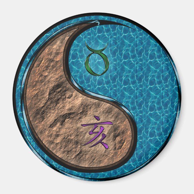 Íman Touro & Porco de Água (Frente)