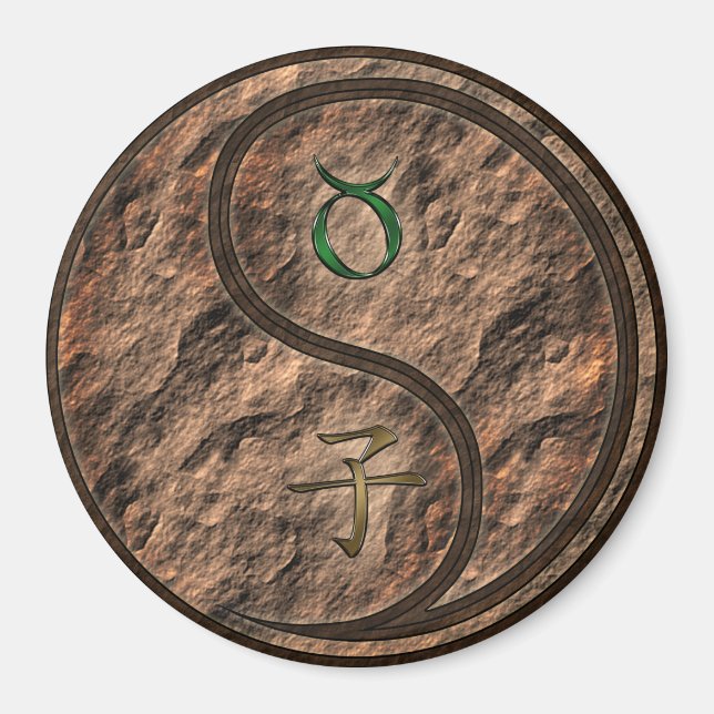 Íman Touro & Rato da Terra (Frente)