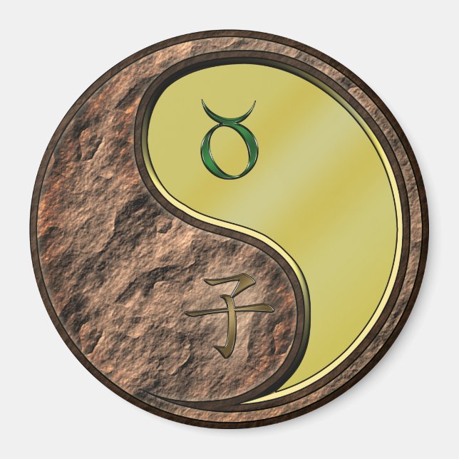 Íman Touro & Rato de Metal (Frente)