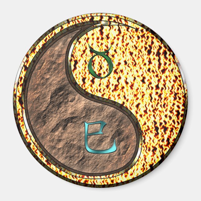 Íman Touro & Serpente de Fogo (Frente)