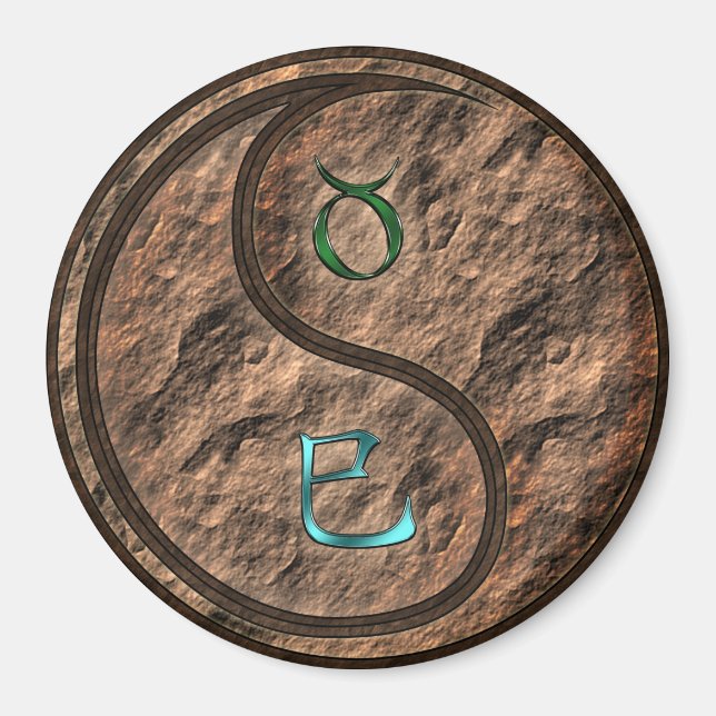 Íman Touro & Serpente Terra (Frente)