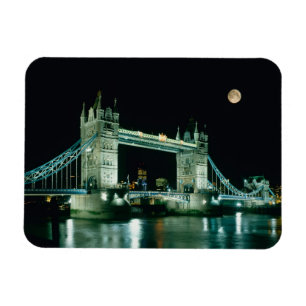 Íman Tower Bridge à Noite, Londres, Inglaterra