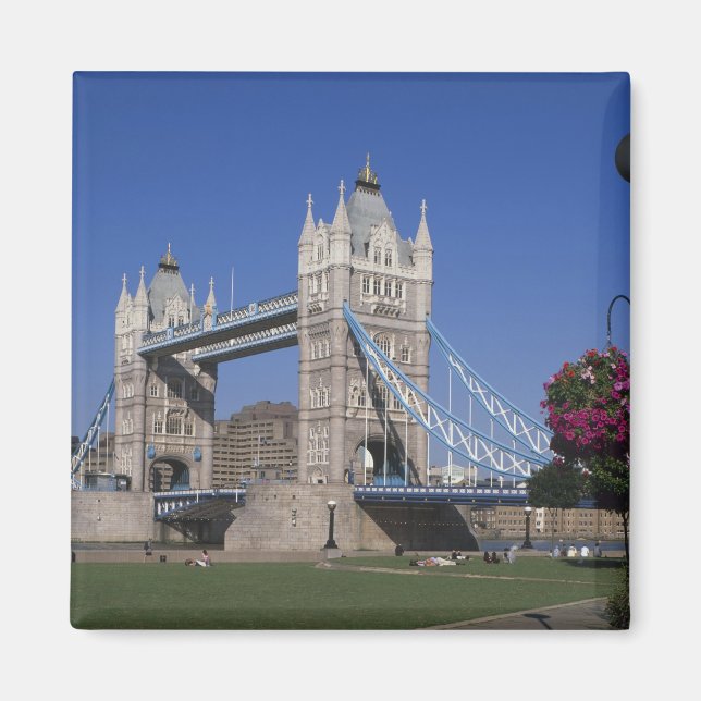 Íman Tower Bridge, Rio Tâmisa, Londres, Inglaterra (Frente)
