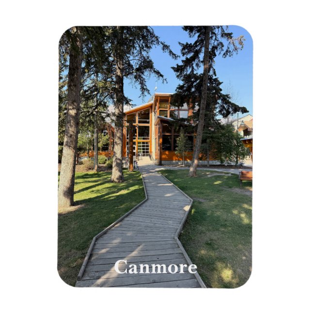 Íman Town of Canmore in Alberta Canada (Vertical)