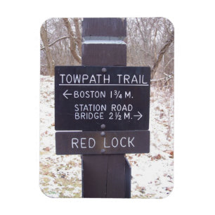 Íman Towpath Trail Sign, Cuyahoga Valley National Park