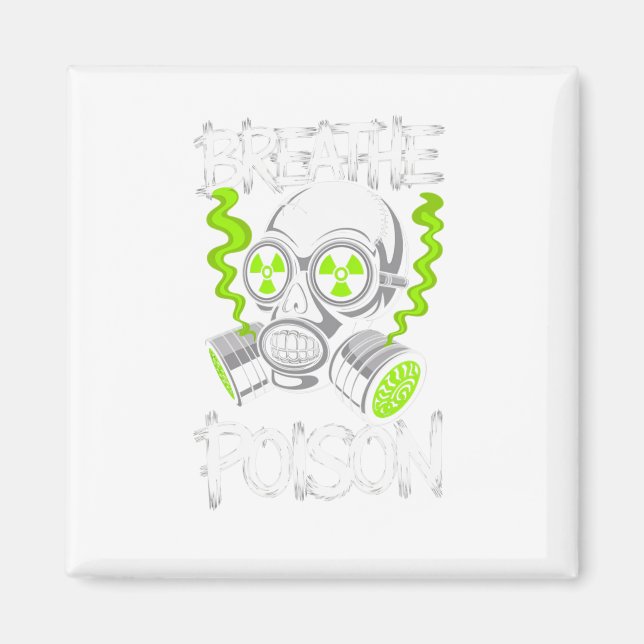 Íman Toxic Skull Drifter Sticker  (Frente)