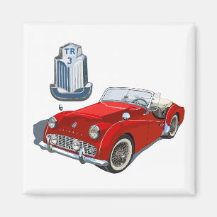 Íman TR3 vermelho