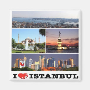Íman TR - Turquia - Istambul - I Love - Collage
