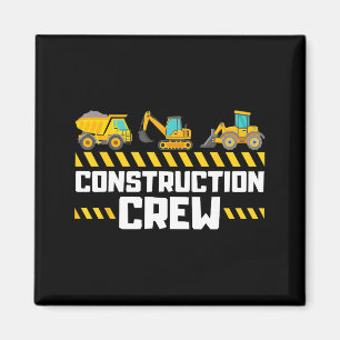 Íman Trabalhador da Equipe de Construção Escavadeira Me