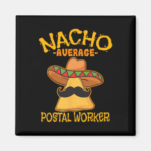 Íman Trabalhador Postal Médio Nacho Cinco De Mayo Carte