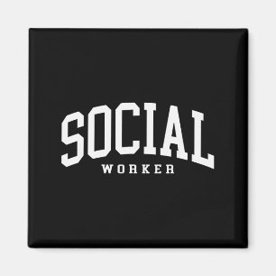 Íman Trabalhador social engraçado trabalhador social es