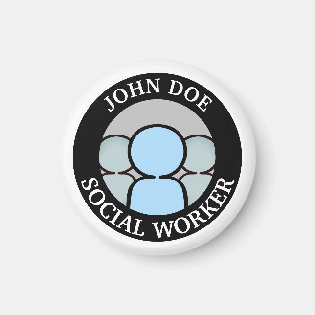 Íman Trabalhando com pessoas (Frente)