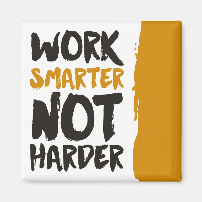 Íman Trabalhe de forma mais inteligente e não mais difí (Frente)